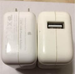 アップルiPhone USB充電器中古2個セット12Wのサムネイル