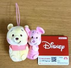 ディズニー　チェリーブロッサム　ペアマスコットプーさん＆ピグレット