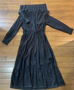 ZARA ブラック ワンピース Lサイズのサムネイル