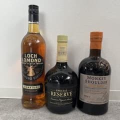 未開栓 ウイスキー 3本セット ロッホローモンド サントリー モンキーショルダー
