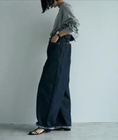 marjour マージュール TUCK DENIM タックデニム Sサイズ - メルカリ