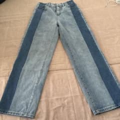 SHEINワイドレッグデニムパンツ Mサイズのサムネイル