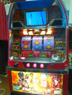 パチスロ 北斗の拳 コイン不要機付き パチスロ実機 電池交換リク