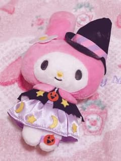 ピューロランド限定　マイメロディ　魔女　ハロウィン　マスコット　ぬいぐるみ ピューロランド限定 マイメロディ 魔女 ハロウィン マスコット