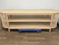 I383 Sato様専用 チーク無垢材×ラタン ローボード - メルカリ