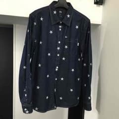 stussy デニムシャツ 星柄 Mのサムネイル