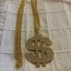 最終値下げ ネックレス ゴールドカラー　金ネックレス　ヒップホップ　B-boyのサムネイル