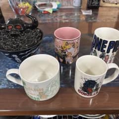 이치 반 쿠지 머그컵 돈부리 ONE PIECE 포켓몬 고질라