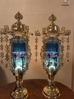 金色の盆提灯 2個セットのサムネイル
