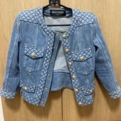 Y様専用◇BALMAIN デニムジャケット ショート - メルカリ
