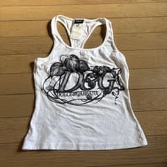 D&G ドルチェ＆ガッバーナ ラメロゴ タンクトップ Y2K - メルカリ