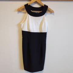 twenty one ノースリーブ バイカラー ワンピースのサムネイル