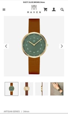 マベンウォッチ試着のみ美品34ミリのサムネイル