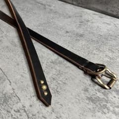aura】 クロムエクセル 20ミリ スタッズベルト ナローベルト - メルカリ