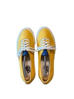 希少】VANS アナハイム オーセンティック イエロー×チェッカー - メルカリ