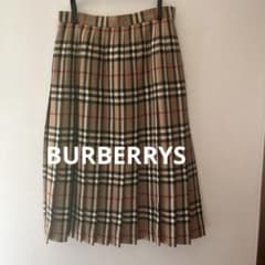 BURBERRYS ノバチェック プリーツスカート ベージュ 7号 - メルカリ