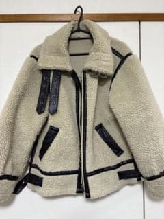 Ungrid ボアコート　ベージュのサムネイル