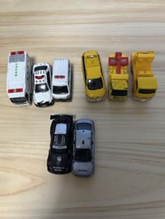 ミニカーセット 救急車 パトカー タクシー - メルカリ
