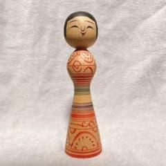 津軽系　奥瀬鉄則工人　こけしのサムネイル