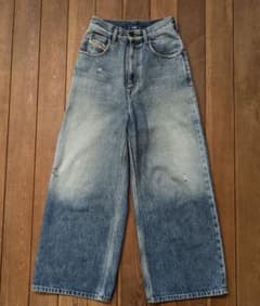 DIESEL D-LUITE ワイドハイウエストデニム W23 L32