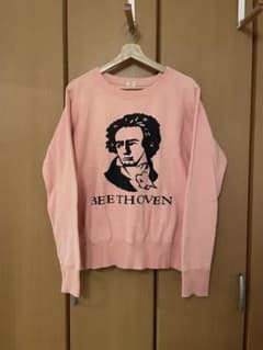 A bathing ape ベートーヴェンスウェット XL ピンクのサムネイル