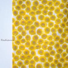 リバティ42.お花 ザンジーサンビーム タナローン はぎれ 布 生地 黄色