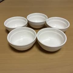 白い小皿 5個セット 直径約7.5cm 高さ約3.5cmのサムネイル