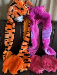 チャ猫&ティガーファンキャップ　セット売りのサムネイル