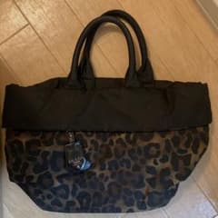 PRADA レオパード　リバーシブルトートのサムネイル