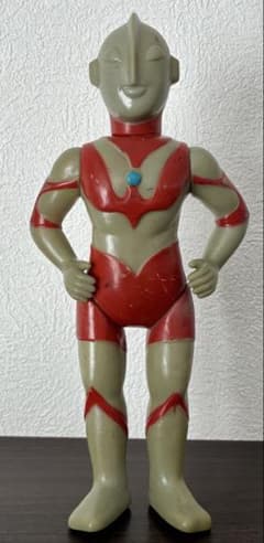 ブルマァク　当時物　スタンダードサイズ　ウルトラマン　ソフビ　マルサン　清掃済 ブルマァク 当時物 スタンダードサイズ ウルトラマン ソフビ マルサン