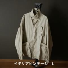 pop84 ビンテージ 90s ベージュ ジャケット Lのサムネイル