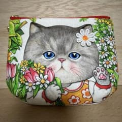 ハンドメイド ころりんポーチ コヤンイサムチョン☆フラワーマーケット