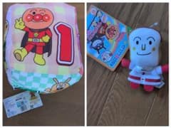 アンパンマン　プレミアムふわふわサイコロクッションVer.2　ふわふわゆび人形
