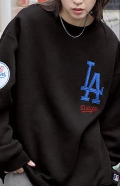 MLB Los Angeles Dodgers スウェット トレーナー ブラックのサムネイル