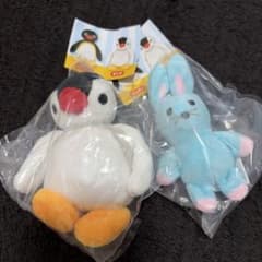 PINGU ぬいぐるみ ボールチェーン付き うさぎ ピンガ 2種セット 人形