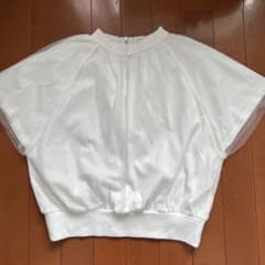 コトラ様専用　アンジェム　白　ハイネックトップス　レースのサムネイル