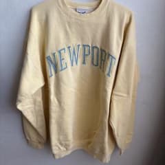 古着　OARS MAN M イエロー NEWPORT トレーナーのサムネイル