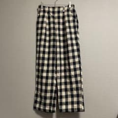 ★良品★ 日本織物中央卸商業組合連合会 グレン チェック パンツ カジュアルのサムネイル