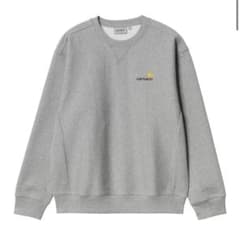 Carhartt AMERICAN SCRIPT SWEATSHIRT グレーLのサムネイル