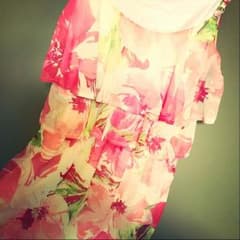専用 Delyle NOIR シフォン 花柄 ワンピースのサムネイル