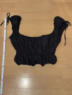 【美品】ZARA トップス リボンストラップビスチェ XSのサムネイル
