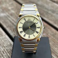 稼働 SEIKO CREDOR 腕時計 22K SGP コンビ 薄型 3753 - メルカリ
