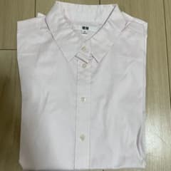 ユニクロ　ワイシャツ　ピンク　Mサイズのサムネイル