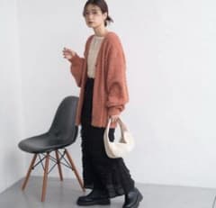 kastane ニットカーディガン　ラメシャギーカーディガン　カスタネのサムネイル