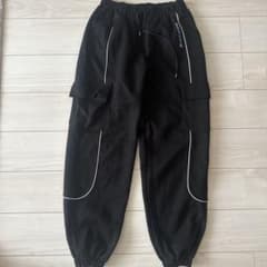 MAISON KITSUNE ADER ERROR カーゴパンツ ブラック MAISON KITSUNE ADER ERROR カーゴパンツ ブラック - メルカリ