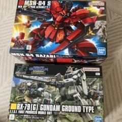 HG 사자비 RX-79[G] 육전형 건담 2점 세트
