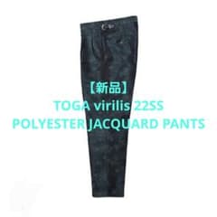 新品 TOGA VIRILIS／POLYESTER JACQUARD PANTSのサムネイル