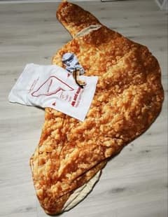 巨大モスチキン寝袋 限定500個 付属品 枕 アイマスク モスチキンのことをもっとたくさんの方に知っていただきたい！モスの