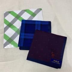ポロラルフローレン　POLO RALPH LAUREN ハンカチ　2枚セットのサムネイル