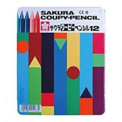サクラクーピーペンシル12色のサムネイル